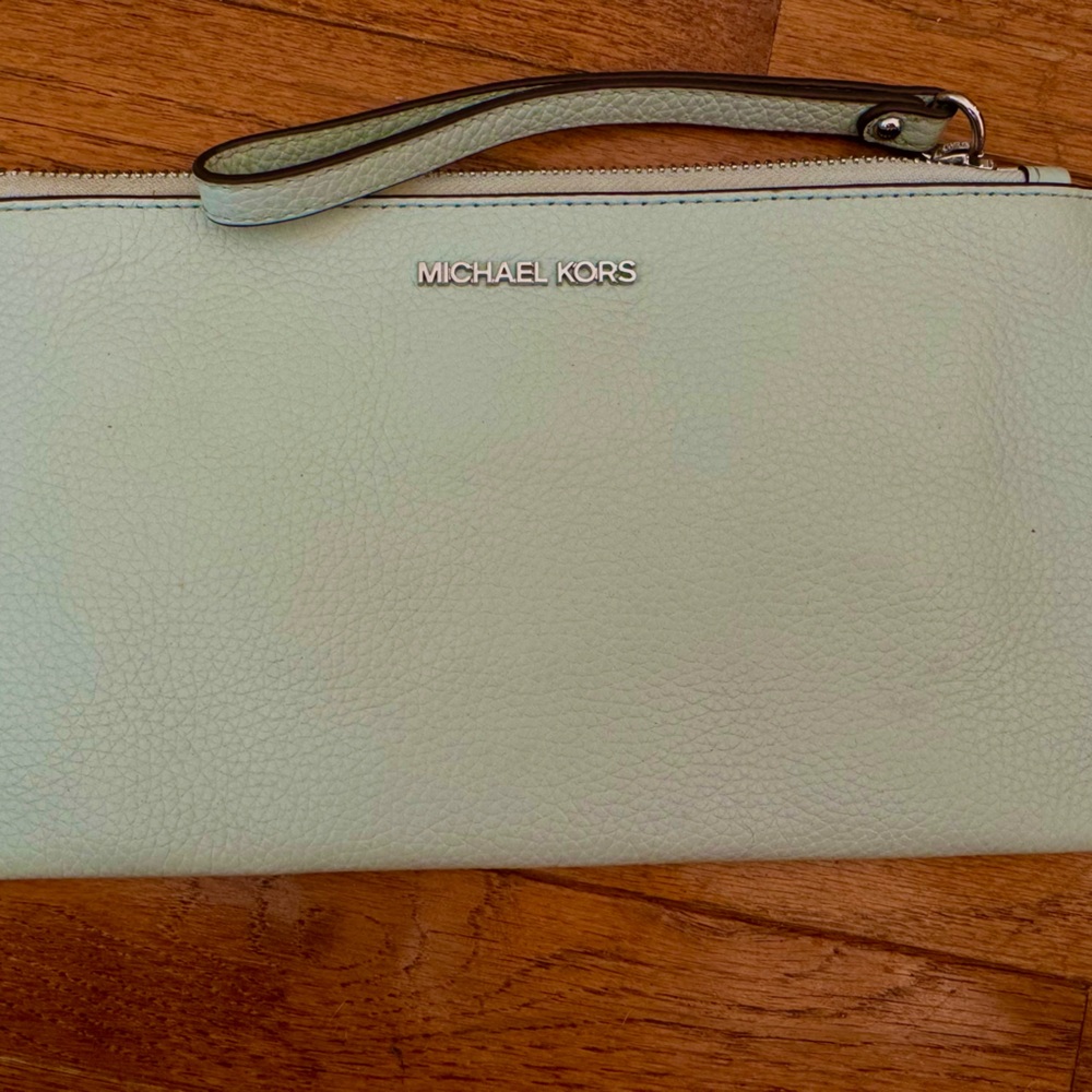 Michael Kors Blue Wristlet
